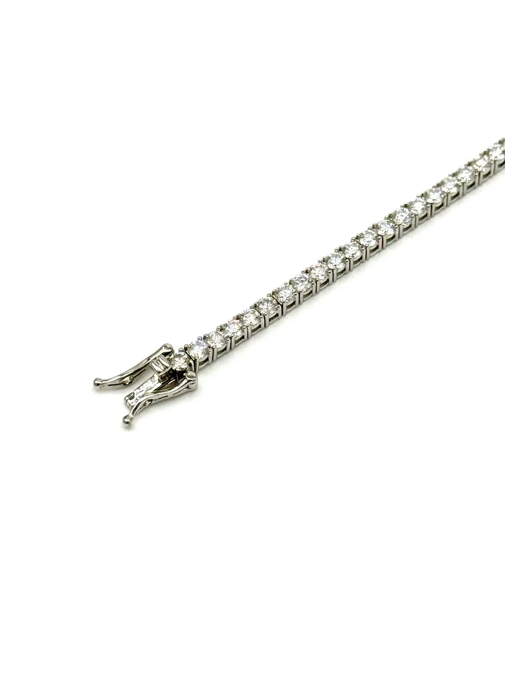 925 Silver, 5.6CTW Moissanite Tennis Bracelet